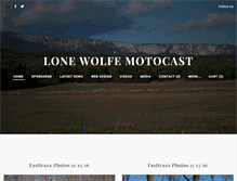 Tablet Screenshot of lonewolfemotocast.com